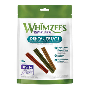 Whimzees Natural Dental Chews Stix Medium 14 Ct 420g