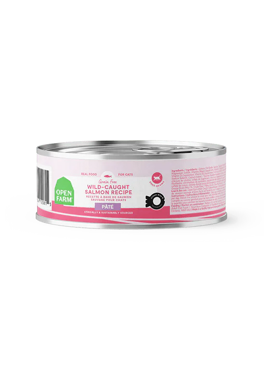Open Farm Grain-free Wild Salmon Pate Canned Cat Food 150g