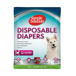 Simple Solution XXL Disposable Diapers 12pc