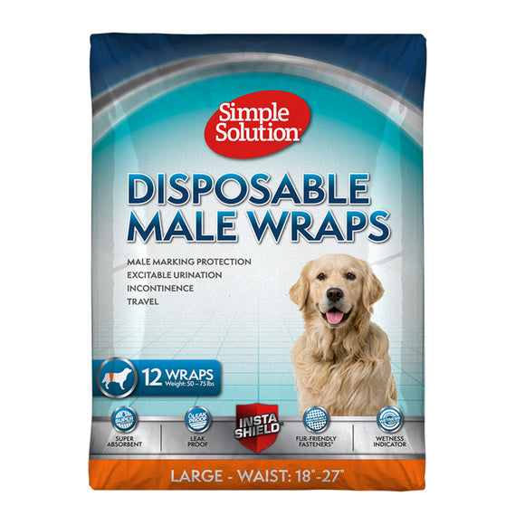 Simple Solution Large Disposable Male Wrap