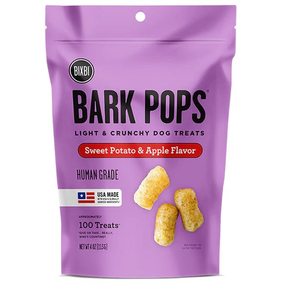 Bixbi Bark Pops Dog Treats Sweet Potato and Apple 113g