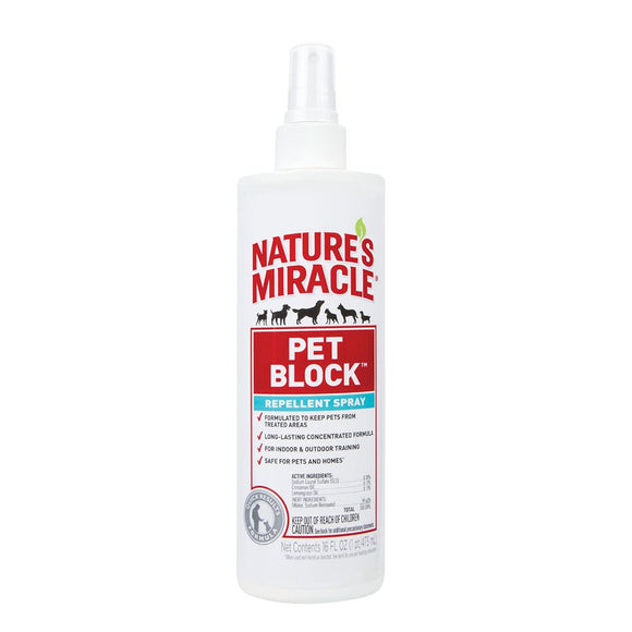 Nature's Miracle Spray Pet Block Repel 475ml
