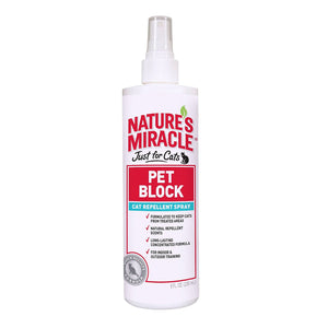 Nature's Miracle Just for Cats Spray Pet Block Repel 236ml