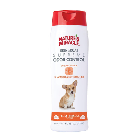 Nature's Miracle Shampoo & Conditioner Odor & Shed Control 16 Oz