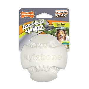 Nylabone Toy Power Play Gripz Baseball