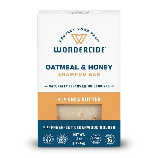 Wondercide Shampoo Bar Oatmeal & Honey 113 g