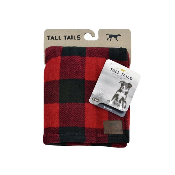 Tall Tails Hunter's Plaid Fleece Blanket 30 in. x 40 in.