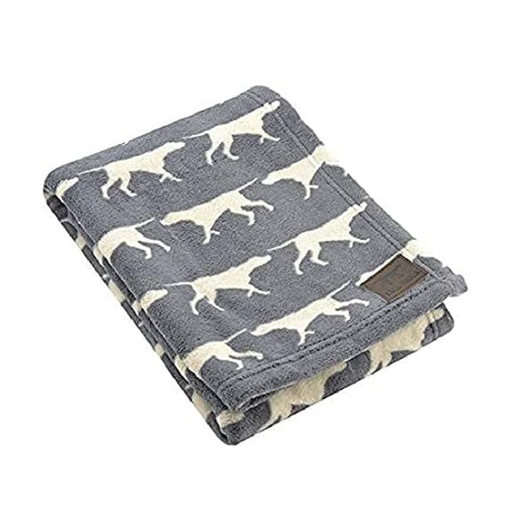 Tall Tails Charcoal Pet Fleece Blanket 30x40 inches