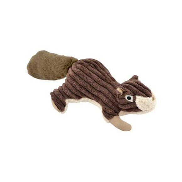 Tall Tails Toy Plush Squeaker Squirrel Brown 12 In