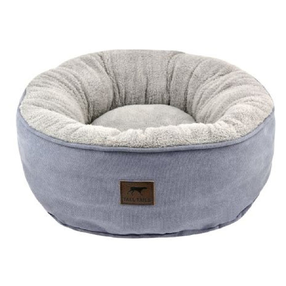 Tall Tails Charcoal Donut Bed Small