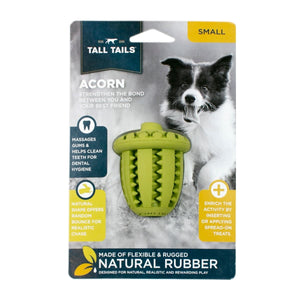 Tall Tails Toy Natural Rubber Acorn 3 In