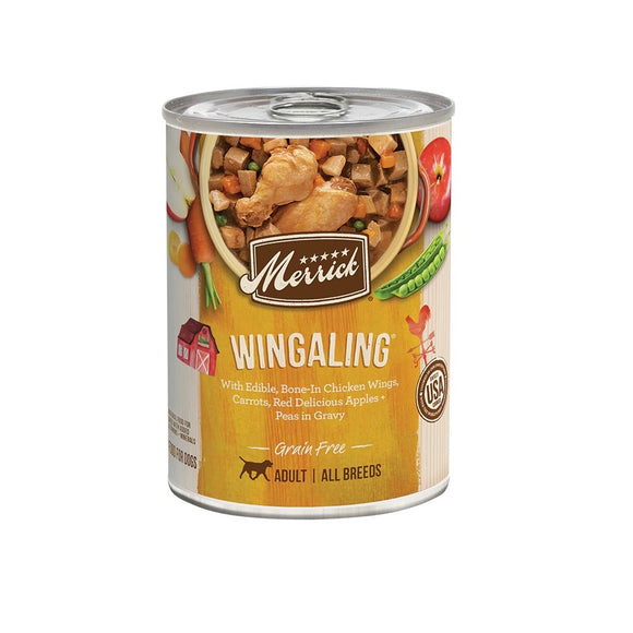 Merrick Classic Dog Canned Food Grain Free Wingaling 360g