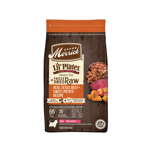 Merrick Lil' Plates Dry Dog Food Real Beef Sweet Potato 4 Lb