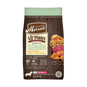 Merrick Lil Plates Senior Chicken and Sweet Potato Dry Dog Food 5.4kg