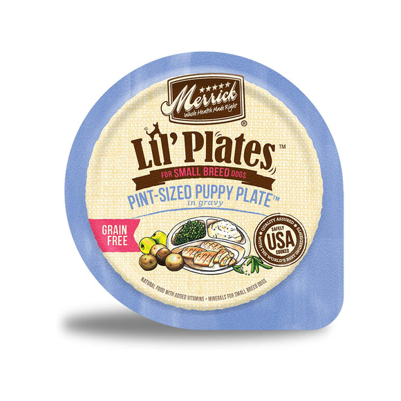 Merrick Lil Plates Dog Treats Grain Free Puppy Plate 55g