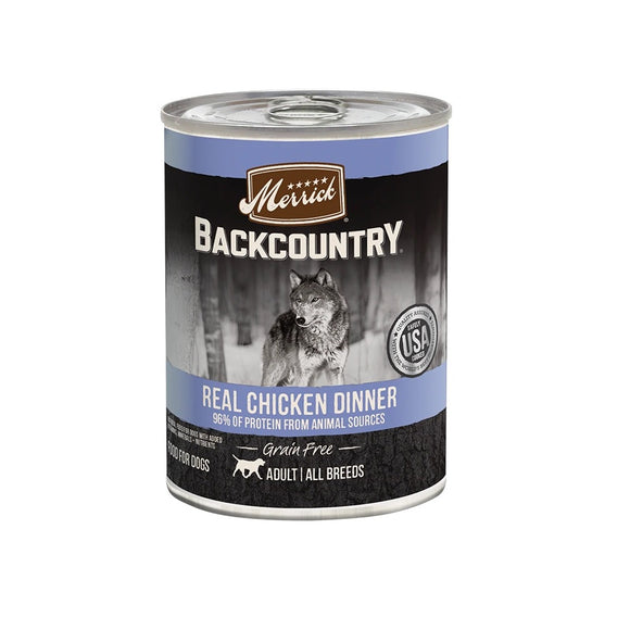 Merrick Backcountry Dog Can 96% Chicken Recipe 360g