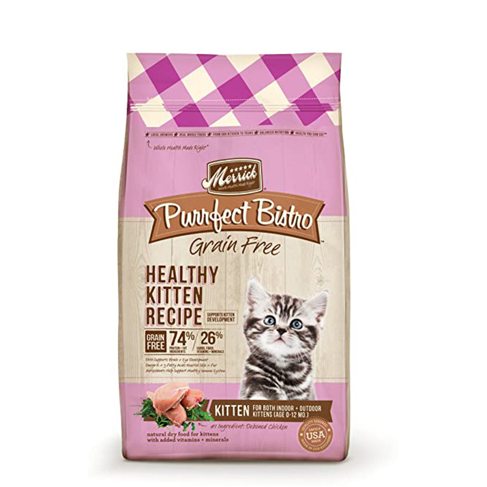 Merrick Purrfect Bistro Healthy Kitten Cat Dry Food 1.8kg – Bow & Wow