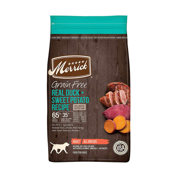 Merrick Grain Free Duck & Sweet Potato Dry Dog Food 1.8kg