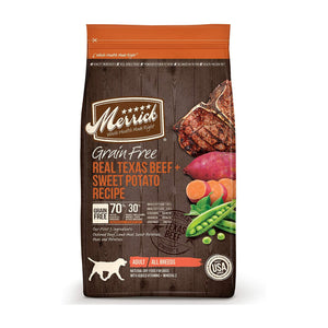 Merrick Dry Dog Food Grain-free Texas Beef & Sweet Potato 4.5kg