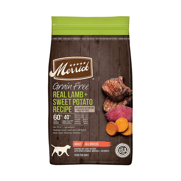 Merrick Dry Dog Food Grain Free Lamb & Sweet Potato 9.9kg