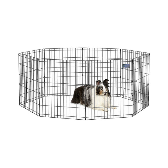 Midwest Homes For Pets Exercise Pen Black Contour 30 Inches