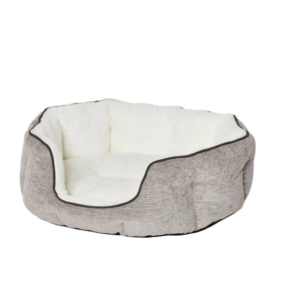 Midwest Homes for Pets Quiet Time Tulip Bed Small Taupe 26X23