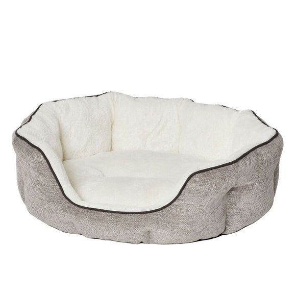 Midwest Homes for Pets Quiet Time Tulip Bed Medium Taupe 43X35