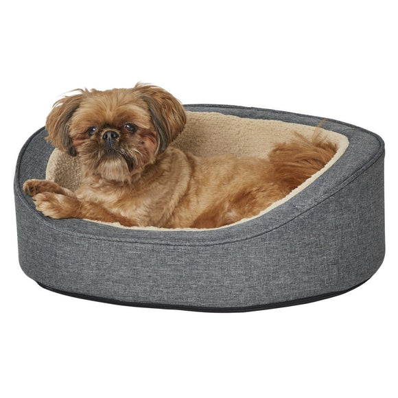 Midwest Homes for Pet Quiet Time Bed Deluxe Hudson X-Small Grey