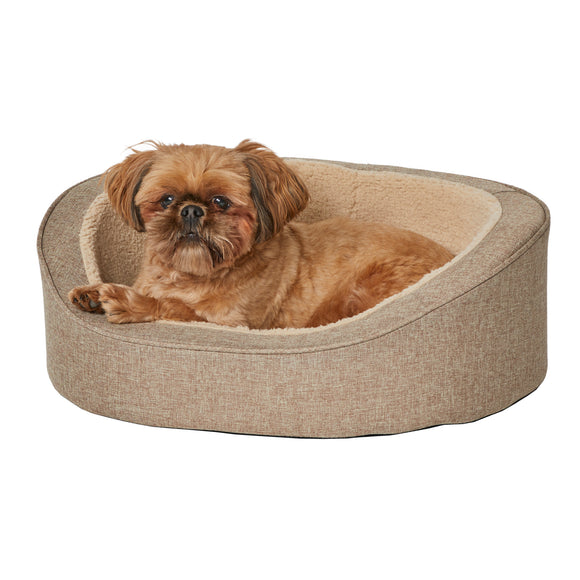 Midwest Homes for Pets Quiet Time Bed Deluxe Hudson X-Small Tan