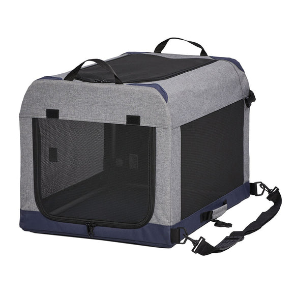 Midwest Homes For Pets Canine Camper Tent Crate Gray 24 In