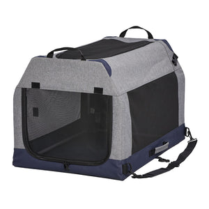 Midwest Homes For Pets Canine Camper Tent Crate Gray 30 In