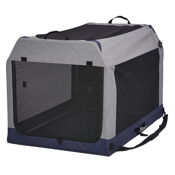 Midwest Homes For Pets Canine Camper Tent Crate Gray 42 In