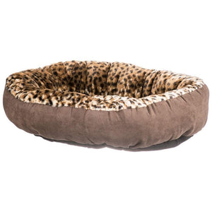 Aspen Pet Bed Animal Print Round 18in