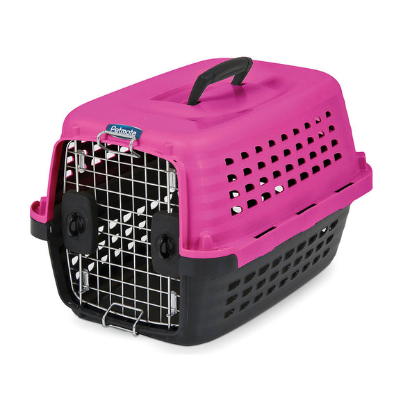 Petmate Kennel Compass Stainless Steel Fashion Pink 19 in
