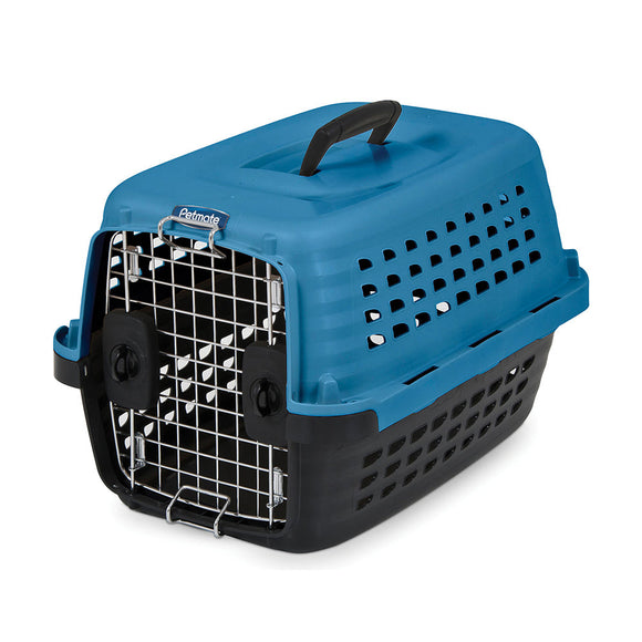 Petmate Kennel Compass Stainless Steel Fashion Blue 19 in