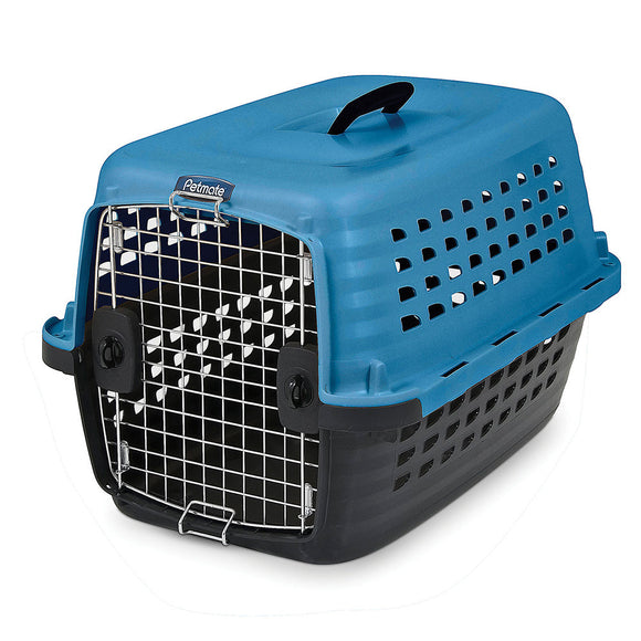 Petmate Kennel Compass Stainless Steel Fashion Blue 24 in