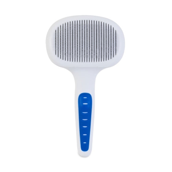 JW Pet Grooming Brush Self-Cleaning Slicker Large