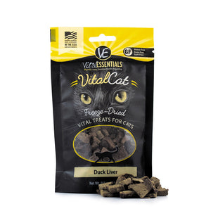 Vital Essentials Cat Treat Freeze-dried Duck Liver 0.9 oz