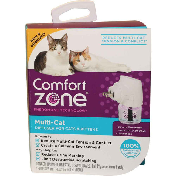 Comfort Zone Cat/Kitten Multi-Cat Diffuser Kit