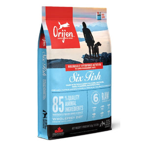 Orijen Six Fish Dry Dog Food 11.4kg