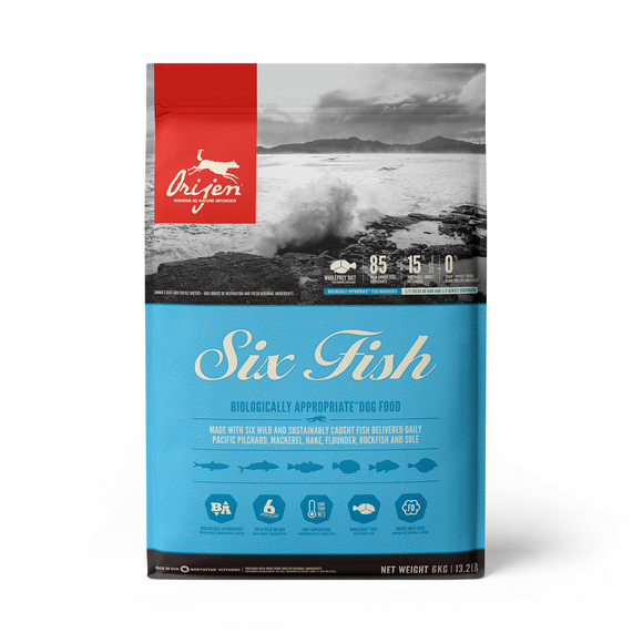 Orijen Biologically Appropriate Six Fish Dog Food 2 kg