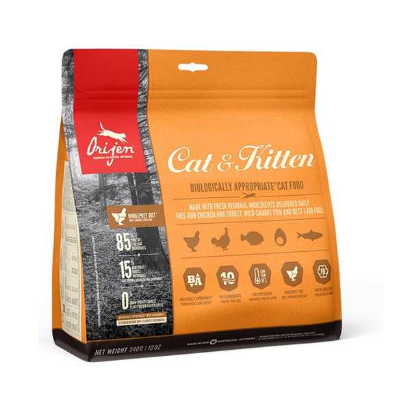 Orijen Cat Dry Food Cat & Kitten 340 g