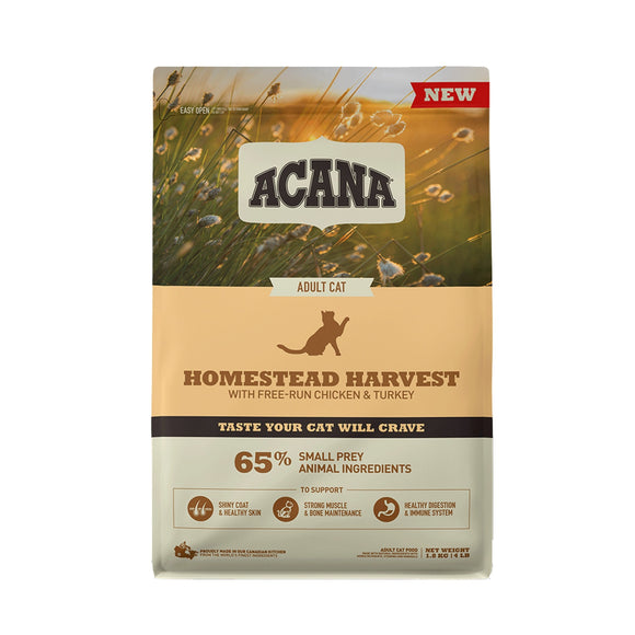 Acana Homestead Harvest Dry Cat Food 1.8kg