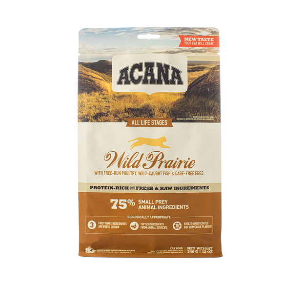 Acana Wild Prairie All Life Stages Dry Cat Food 340g