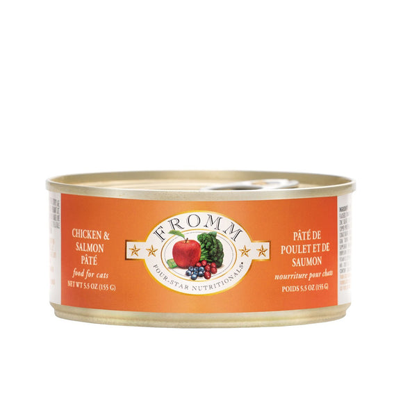 Fromm Four-Star Canned Cat Food Chicken & Salmon 155 g