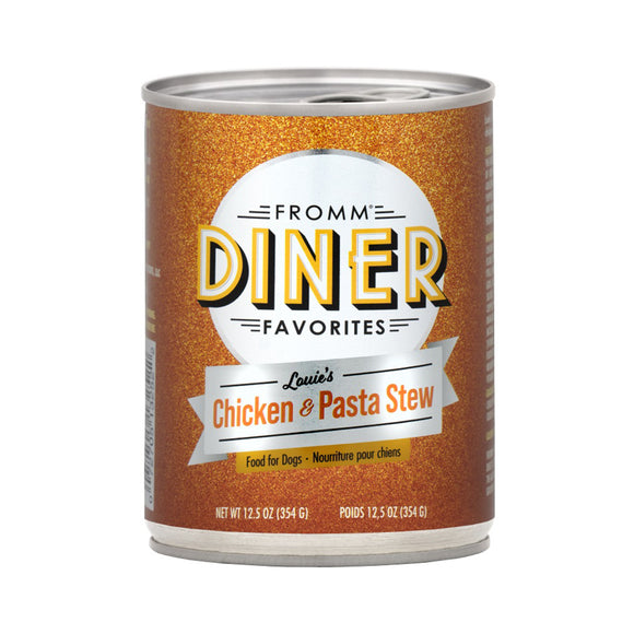 Fromm Diner Favorites Louie's Chicken and Pasta Stew Dog Food 354g