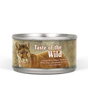 Taste of the Wild Canned Cat Food Canyon River Formula 156g