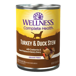 Wellness Turkey & Duck Stew Canned Dog Food 354g