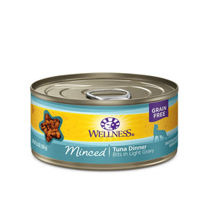 Wellness Cat Canned Food Grain Free Minced Tuna 155g