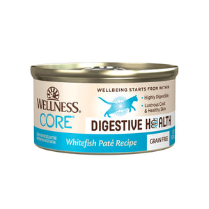 Wellness Core Digestive Health White Fish Pate Recipe Cat Food 85g
